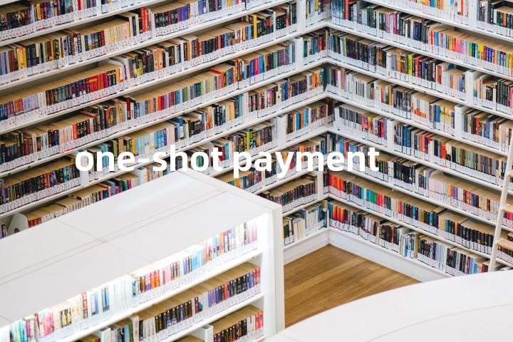 one-shot payment单词图解，单词释义场景配图