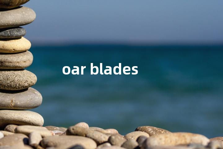oar blades单词图解，单词释义场景配图
