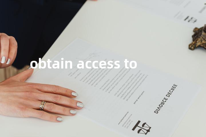 obtain access to单词图解，单词释义场景配图