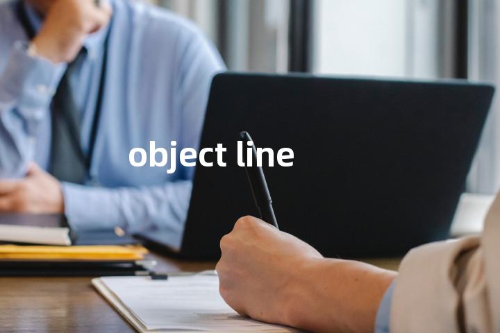 object line单词图解，单词释义场景配图