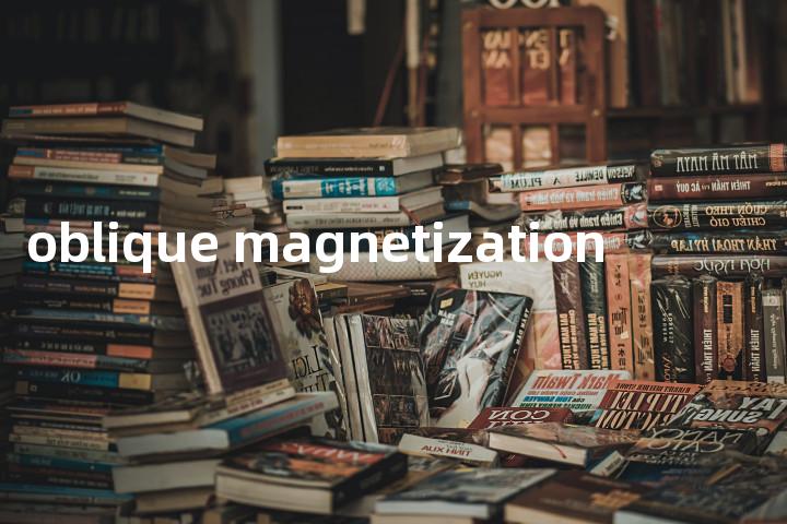 oblique magnetization单词图解，单词释义场景配图