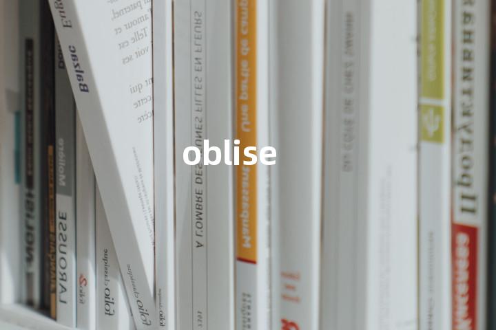 oblise单词图解，单词释义场景配图