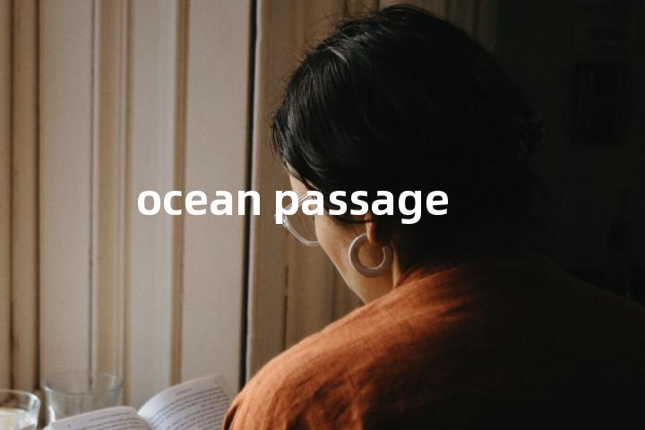 ocean passage单词图解，单词释义场景配图