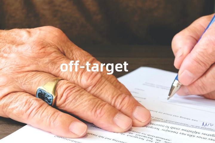 off-target单词图解，单词释义场景配图