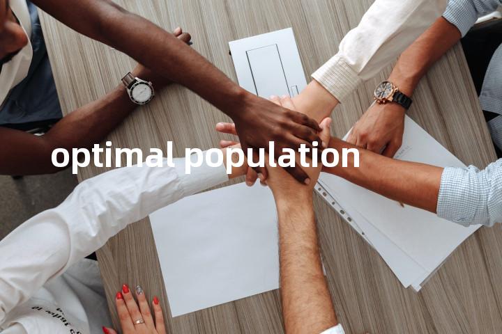 optimal population单词图解，单词释义场景配图
