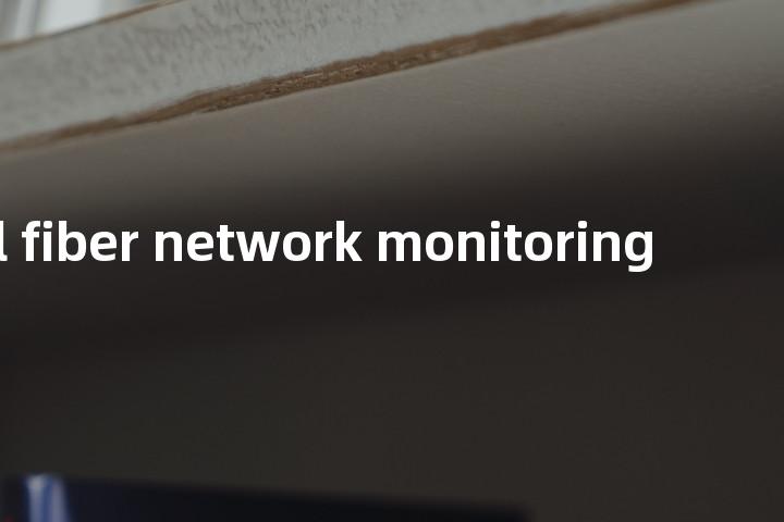 optical fiber network monitoring单词图解，单词释义场景配图