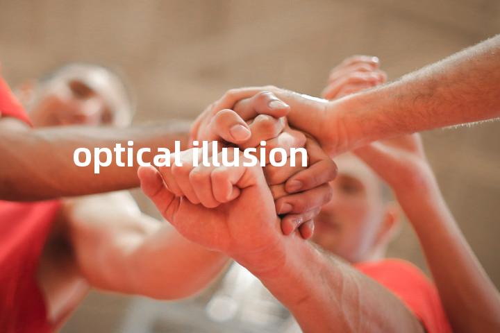 optical illusion单词图解，单词释义场景配图