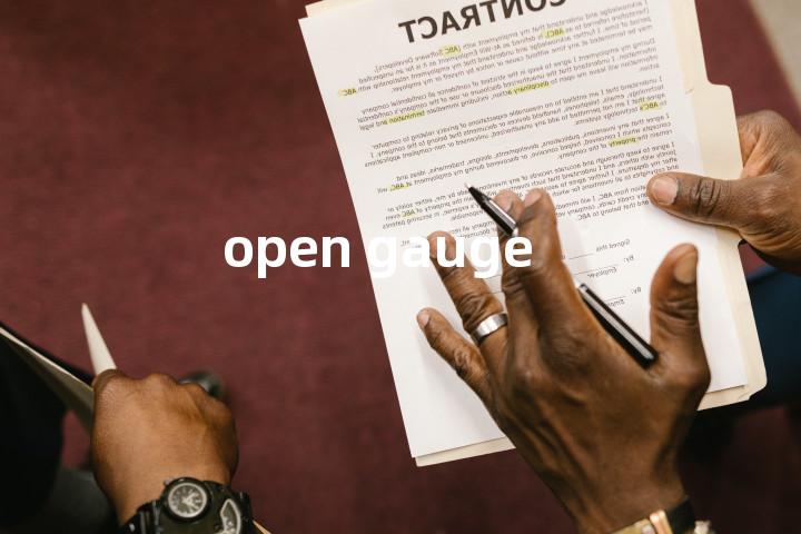 open gauge单词图解，单词释义场景配图