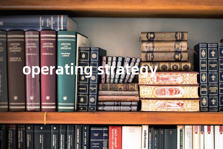 operating strategy单词图解，单词释义场景配图
