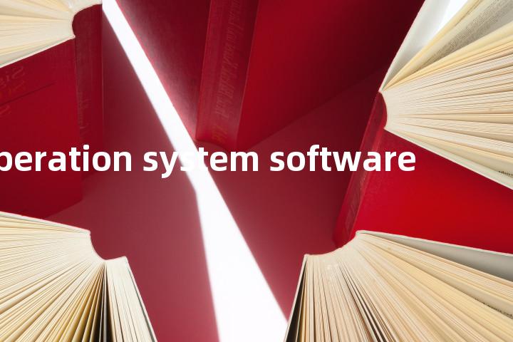 operation system software单词图解，单词释义场景配图