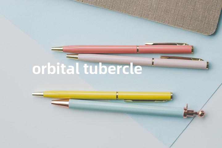 orbital tubercle单词图解，单词释义场景配图