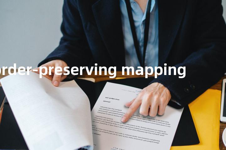 order-preserving mapping单词图解，单词释义场景配图