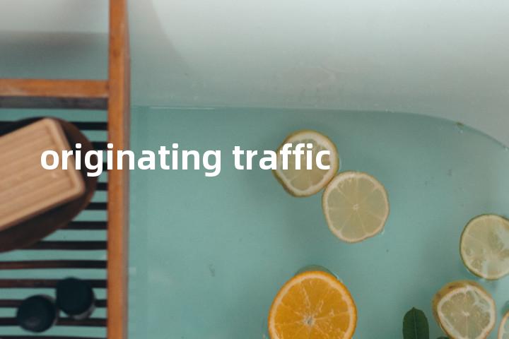 originating traffic单词图解，单词释义场景配图