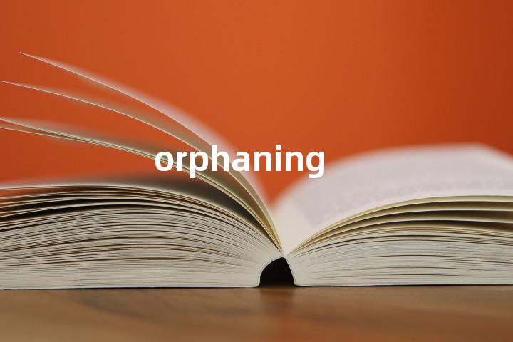 orphaning单词图解，单词释义场景配图