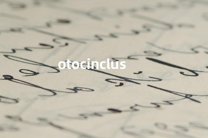 otocinclus单词图解，单词释义场景配图