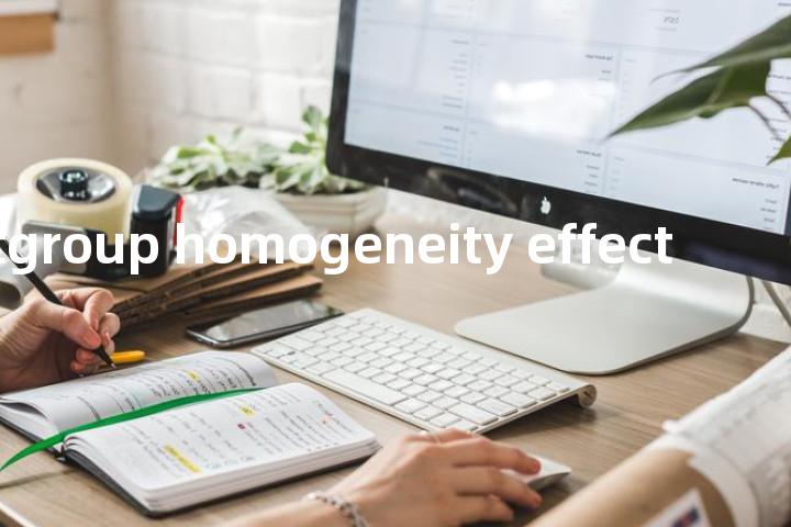 outgroup homogeneity effect单词图解，单词释义场景配图