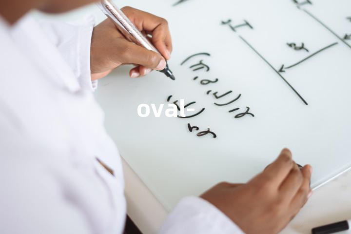 oval-单词图解，单词释义场景配图