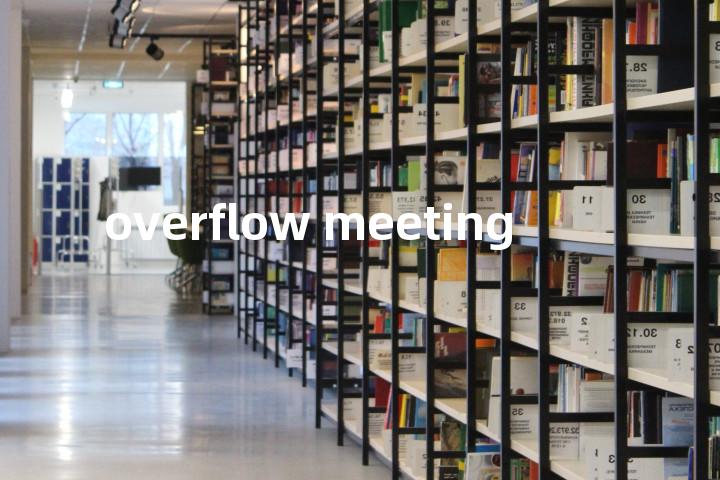 overflow meeting单词图解，单词释义场景配图