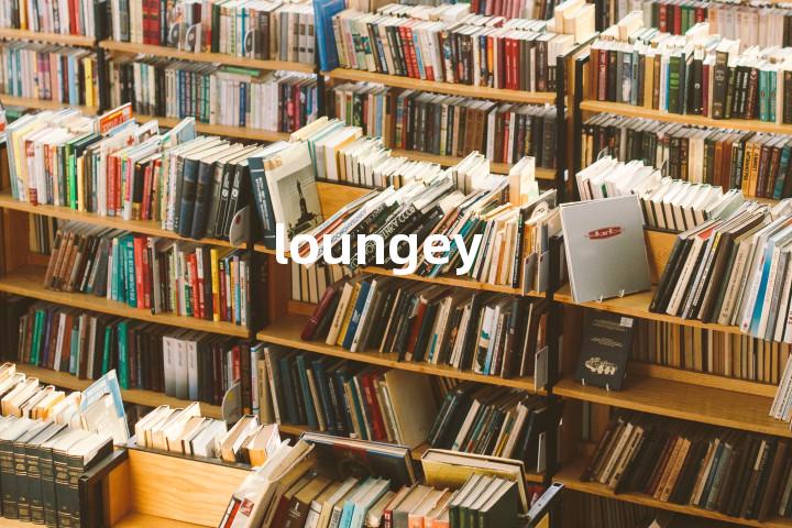 loungey单词图解，单词释义场景配图