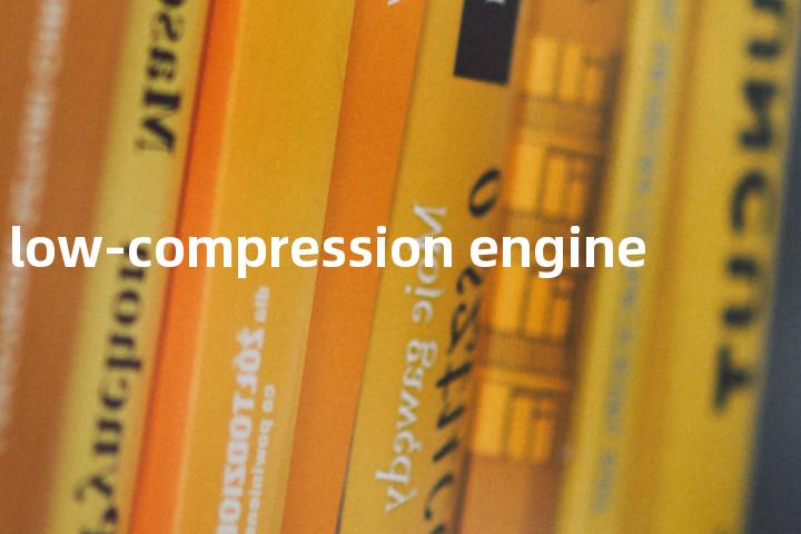 low-compression engine单词图解，单词释义场景配图