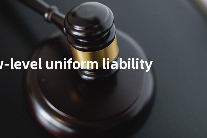 low-level uniform liability单词图解，单词释义场景配图