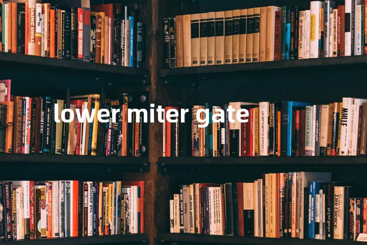 lower miter gate单词图解，单词释义场景配图