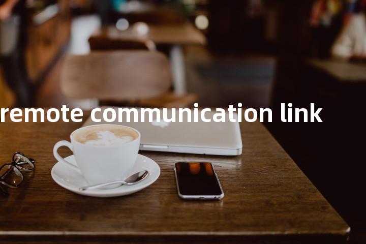local/remote communication link单词图解，单词释义场景配图