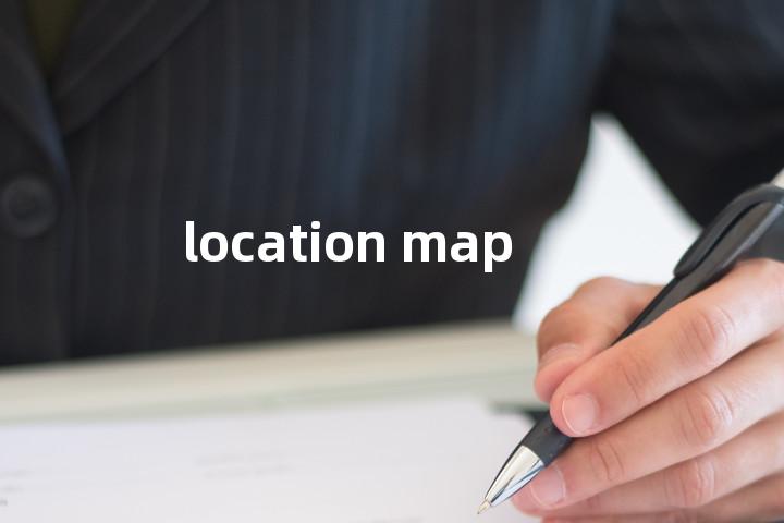 location map单词图解，单词释义场景配图