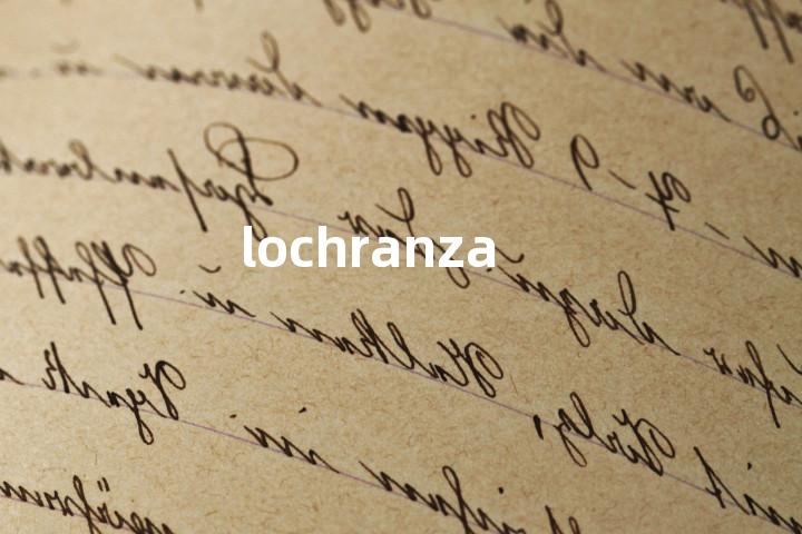 lochranza单词图解，单词释义场景配图