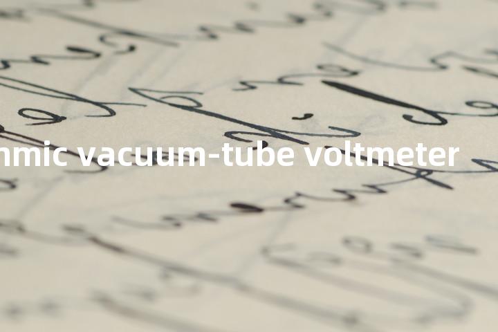 logarithmic vacuum-tube voltmeter单词图解，单词释义场景配图