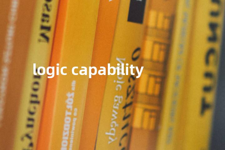 logic capability单词图解，单词释义场景配图
