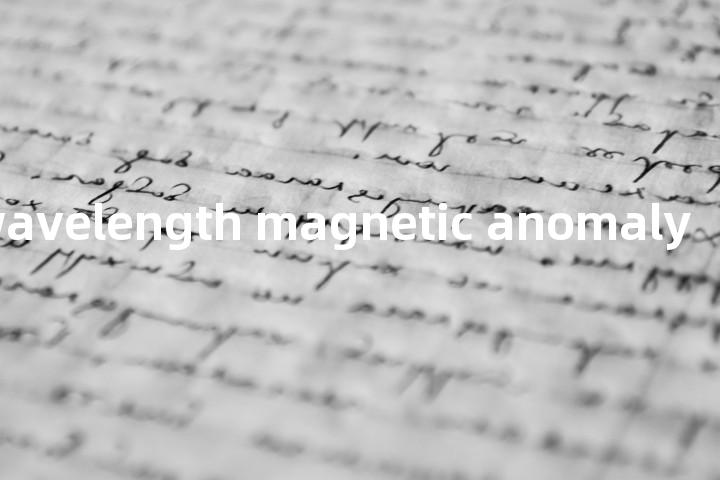 long wavelength magnetic anomaly单词图解，单词释义场景配图