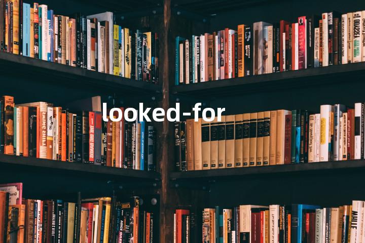 looked-for单词图解，单词释义场景配图