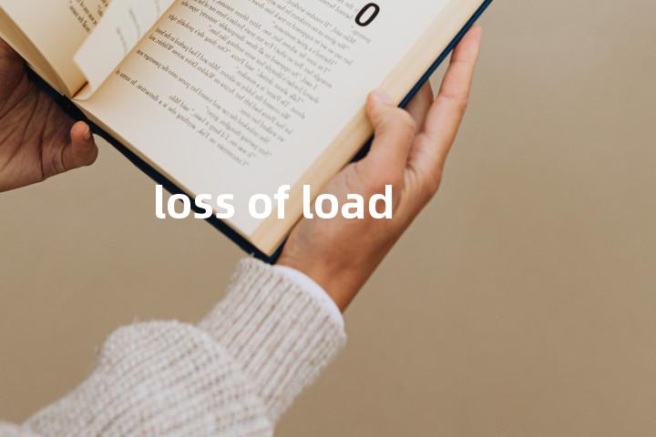 loss of load单词图解，单词释义场景配图