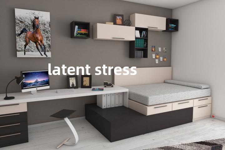 latent stress单词图解，单词释义场景配图