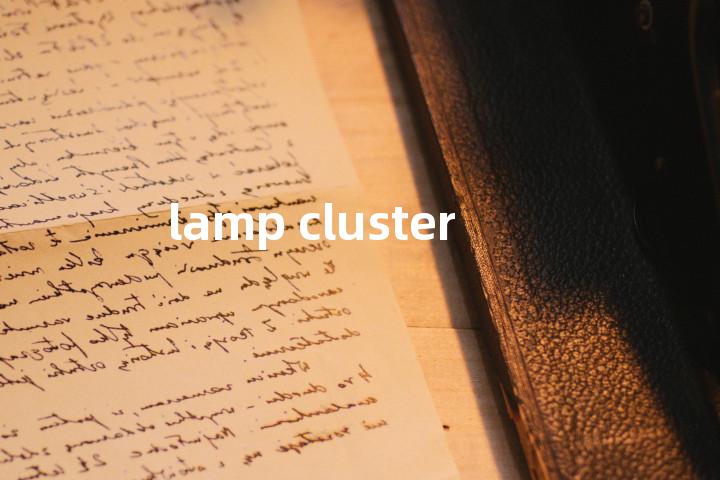 lamp cluster单词图解，单词释义场景配图