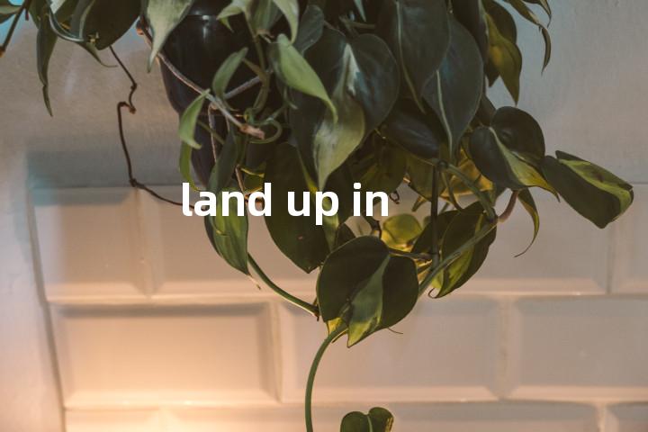 land up in单词图解，单词释义场景配图
