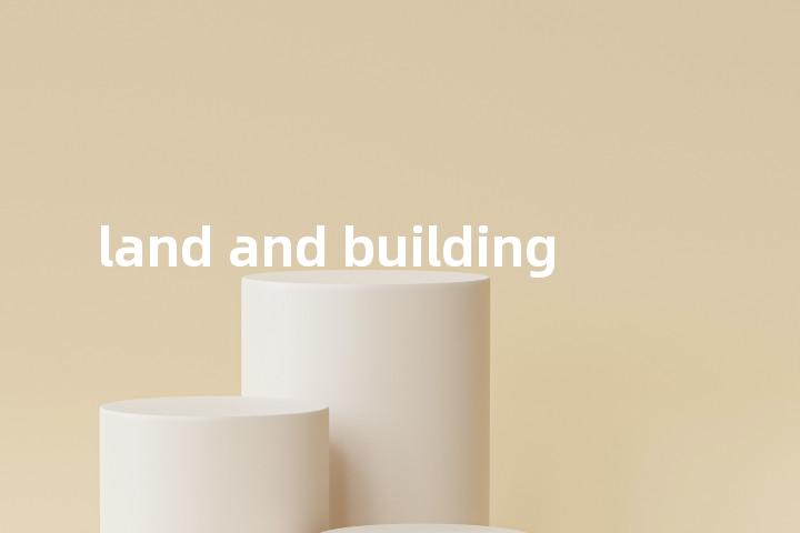 land and building单词图解，单词释义场景配图
