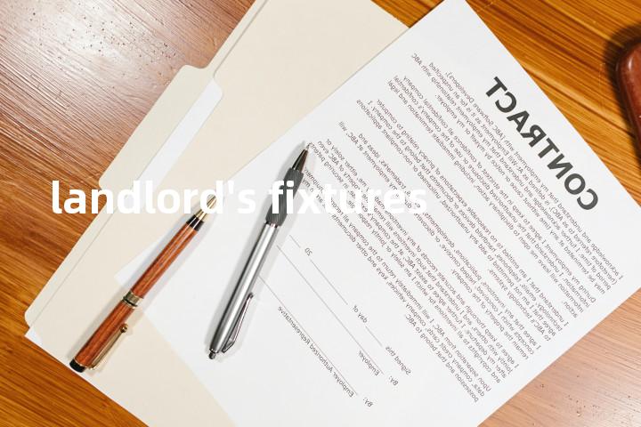 landlord's fixtures单词图解，单词释义场景配图