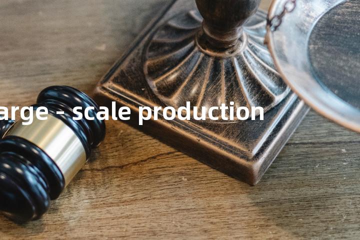 large - scale production单词图解，单词释义场景配图