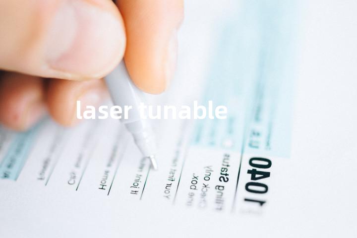laser tunable单词图解，单词释义场景配图