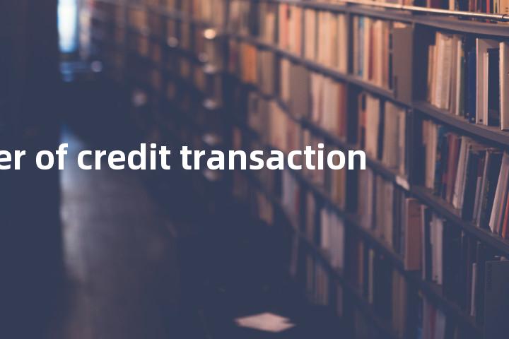 letter of credit transaction单词图解，单词释义场景配图