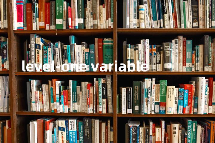 level-one variable单词图解，单词释义场景配图