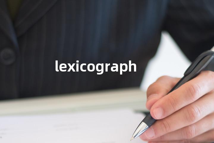 lexicographer