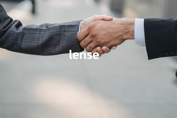 lense单词图解，单词释义场景配图