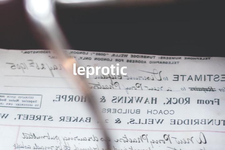 leprotic单词图解，单词释义场景配图