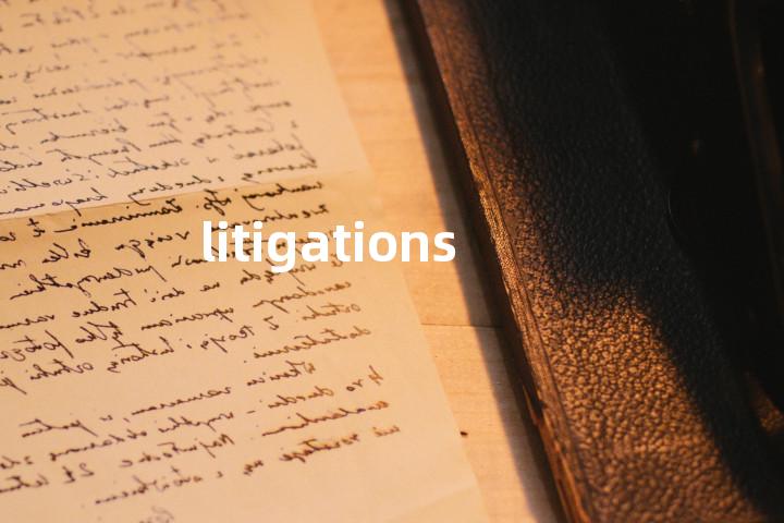litigations单词图解，单词释义场景配图