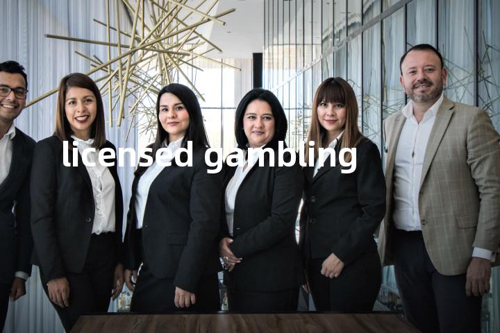 licensed gambling单词图解，单词释义场景配图