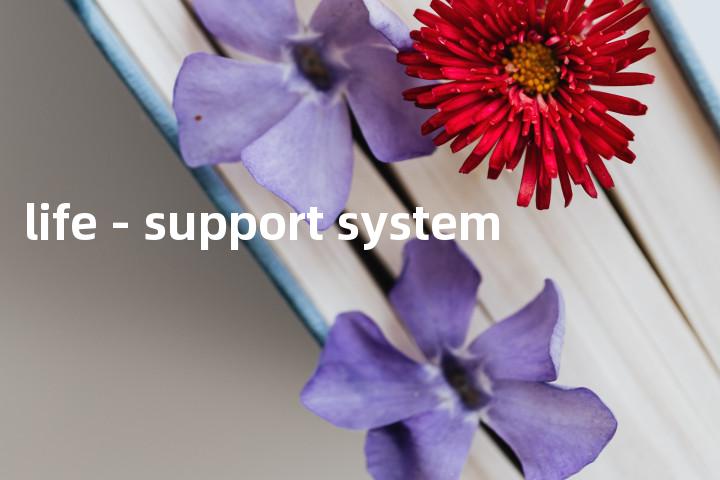 life - support system单词图解，单词释义场景配图