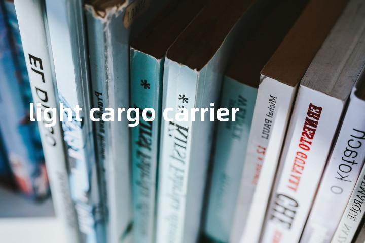 light cargo carrier单词图解，单词释义场景配图